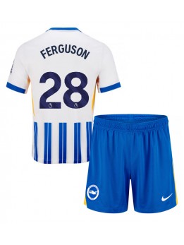 Brighton Evan Ferguson #28 Heimtrikotsatz für Kinder 2024-25 Kurzarm (+ Kurze Hosen)